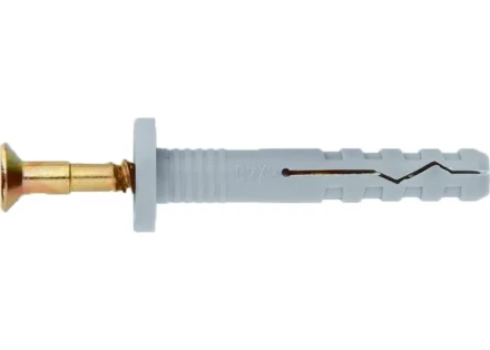 Дюбель-гвоздь полипропиленовый с цилиндрическим бортиком 8х80 мм 100 шт СИБРТЕХ 42150 купить в Перми