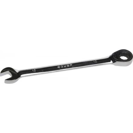 Ключ ЗУБР &quot;ПРОФИ&quot; гаечный комбинированный трещоточный, Cr-V сталь, хромированный, 10мм 27074-10 купить в Перми
