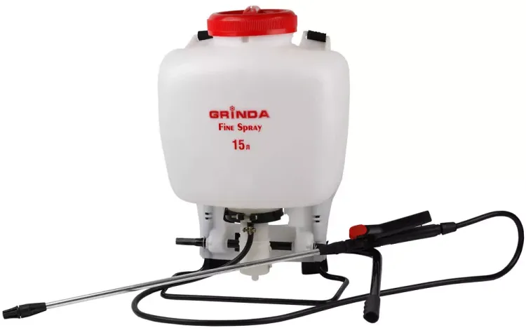 Опрыскиватель садовый GRINDA "Fine Spray" ранцевый, телескопический фибергласовый удлинитель, 15л 8-425215_z01 купить в Перми