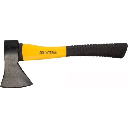 Топор STAYER &quot;STANDARD&quot; кованый, фиберглассовая рукоятка, 0,6кг 20621-06 купить в Перми