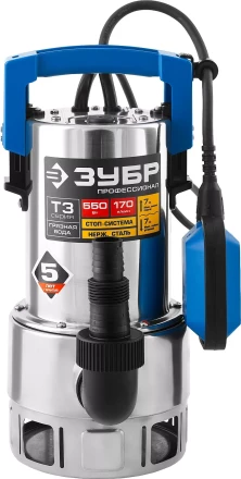 Насос дренажный НПГ-Т3-550-С серия ПРОФЕССИОНАЛ купить в Перми