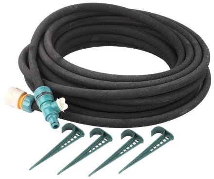 Шланг RACO сочащийся, в комплекте с коннекторами и колышками, 1/2&quot;x15м 4270-55927 купить в Перми