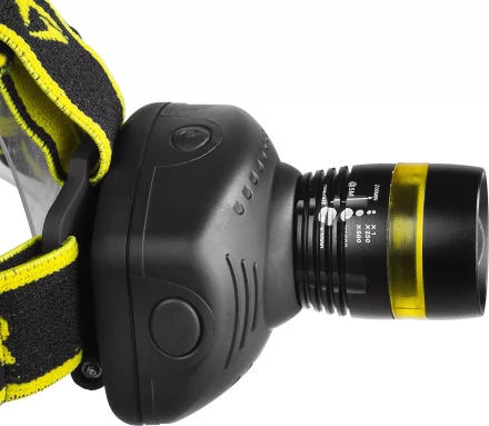 Фонарь STAYER &quot;PROFESSIONAL&quot; налобный светодиодный, 3Вт(140Лм), регулируемый фокус, 3 режима, 3ААА 56566 купить в Перми