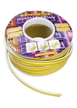 Уплотнитель коричневый СИБРТЕХ 150 м профиль &quot;E&quot; 93866 купить в Перми