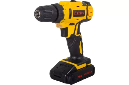 Дрель-шуруповерт Eurolux ДА-16/2Li 72/14/51 купить в Перми
