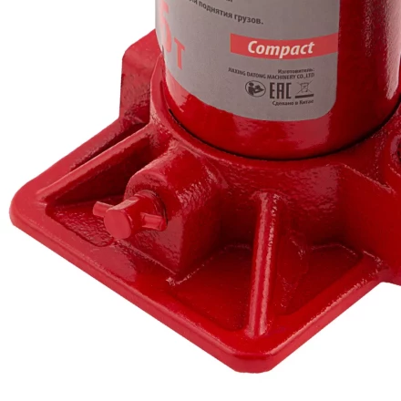 Домкрат гидравлический бутылочный, 6 т, h подъема 180–340 мм Sparta Compact 50340 купить в Перми