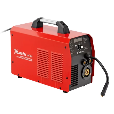 Аппарат инвертор. полуавтомат. cварки MTX MIG-200S, 200A, ПВ 60%, катушка 5 кг купить в Перми