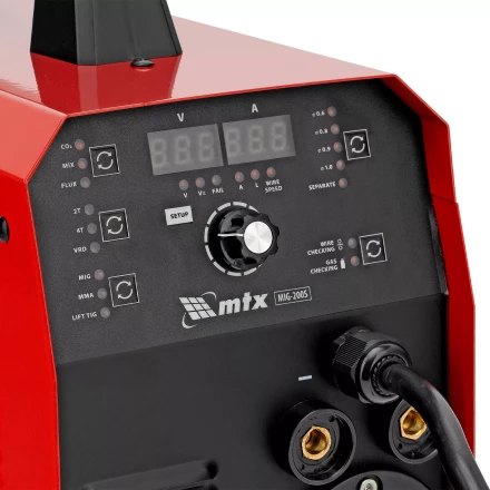 Аппарат инвертор. полуавтомат. cварки MTX MIG-200S, 200A, ПВ 60%, катушка 5 кг купить в Перми