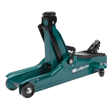 Домкрат гидравлический подкатной Сибртех 50830, 2 т, 85-330 мм, низкий подхват купить в Перми