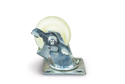 Колесо большегрузное поворотное SCdnb 42 100 мм полипропиленовое с тормозом 1024222 купить в Перми