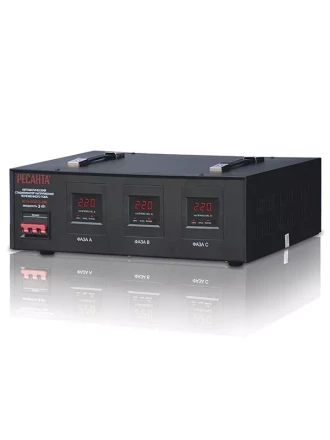 Стабилизатор трехфазный РЕСАНТА АСН-3000/3 купить в Перми