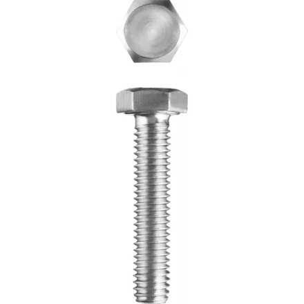 Болт ЗУБР &quot;МАСТЕР&quot; с шестигранной головкой, ГОСТ 7798-70, класс прочности 5.8, оцинкованный, M20x90мм, 5кг 303080-20-090 купить в Перми