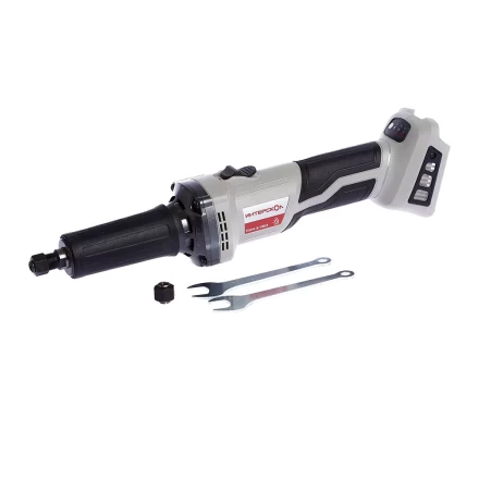 Прямошлифовальная машина с бесщеточным (вентильным) двигателем ИНТЕРСКОЛ ПШМ-8/18ВЭ Li-ion АПИ (картон, без аккум., ЗУ) купить в Перми