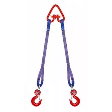 Строп текстильный двухветвевой 2СТ 6.3 т L=8 м SF6 125 мм Звено РТ-3 купить в Перми