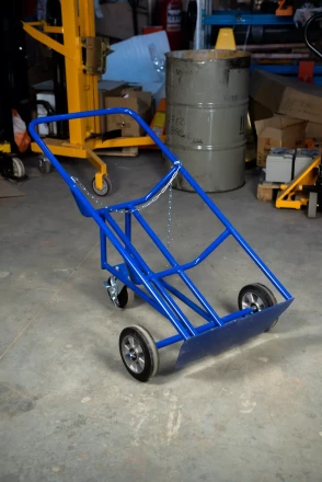 Тележка для металлических бочек TOR КБ-2 (250 пневмо+160 поворотное) 1023594 купить в Перми