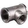 Тройник GENERAL FITTINGS переходной, никелированная латунь, г/г/г, 3/4"-1/2"-3/4" 51060-3/4-1/2-3/4 купить в Перми