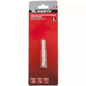 Сверло направляющее алмазное 6мм MATRIX 72600 купить в Перми
