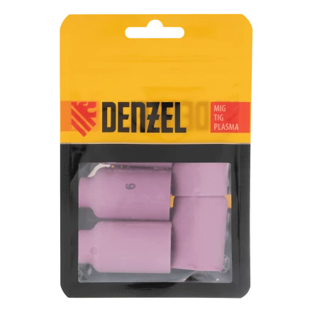 Набор керамических сопел для газовой линзы № 5, 6, 7, 8, 10 Denzel 93659 купить в Перми