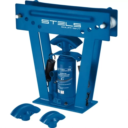 Трубогиб гидравлический 8 т в комплекте с башмаками 1/2–1 кейс STELS 18115 купить в Перми