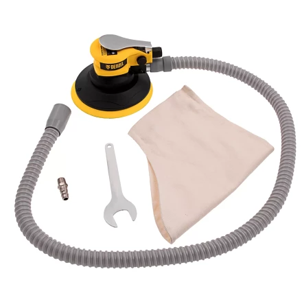 Эксцентриковая шлифовальная машина Denzel EPG150, 150 мм, 10000 об/мин, 5 мм, 160 л/мин 57476 купить в Перми