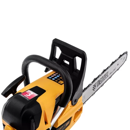 Пила цепная бензиновая Denzel DS-4516, шина 40 см, 45 см3, 2,5 л.с, шаг 0,325, паз 1,5 мм, 64 звена 95236 купить в Перми