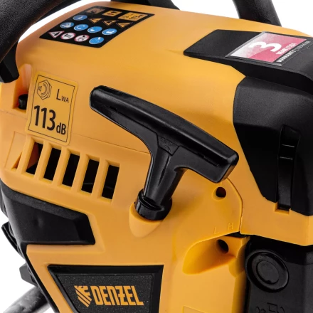 Пила цепная бензиновая Denzel DS-4516, шина 40 см, 45 см3, 2,5 л.с, шаг 0,325, паз 1,5 мм, 64 звена 95236 купить в Перми