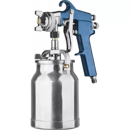 Пистолет ЗУБР &quot;ЭКСПЕРТ&quot; краскораспылительный, с нижним бачком 1000мл, расход воздуха 310л/мин, 1,8мм 06451 купить в Перми