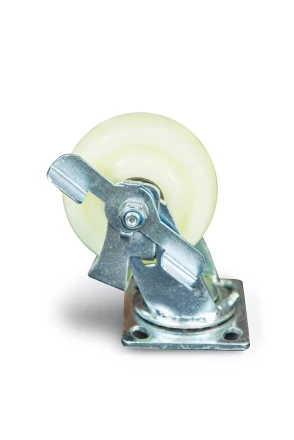 Колесо большегрузное поворотное SCdnb 55 125 мм полипропиленовое с тормозом 1024223 купить в Перми