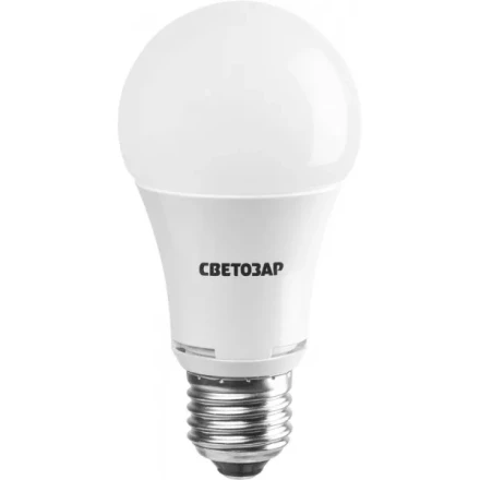 Лампа СВЕТОЗАР светодиодная &quot;LED technology&quot;, цоколь E27(стандарт), яркий белый свет (4000К), 220В, 10Вт (75) 44508-75_z01 купить в Перми
