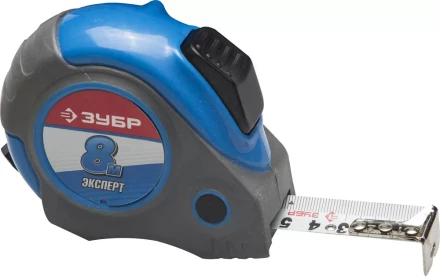 Рулетка ЗУБР &quot;ЭКСПЕРТ&quot;, двухкомпонентный корпус, автостоп, 8м/25мм 34057-08-25_z02 купить в Перми