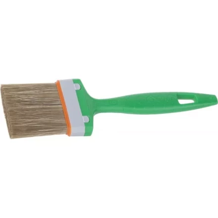 Кисть плоская ЗУБР &quot;ЛАЗУРЬ-СТАНДАРТ&quot;, смешанная щетина, пластмассовая ручка, 3&quot;/75мм 01017-075 купить в Перми