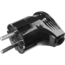 Вилка MAXElectro электрическая, 16А/220В, угловая, с заземлением, черная, STAYER 55161-B купить в Перми