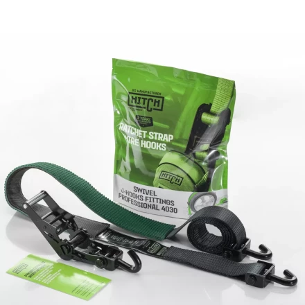 Ремень стяжной автовозный HITCH REGULAR 50мм STF 400DaN 3000кг 3м резин контр 750мм поворотн J-крюки (SZ068108) купить в Перми