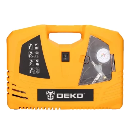 Компрессор безмасляный DEKO 180 с набором из 6 инструментов, 009-0100 купить в Перми