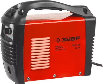 Инвертор ЗУБР сварочный, электр. 1,6-3,2 мм, А20-140, 1*220В ЗАС-140 купить в Перми