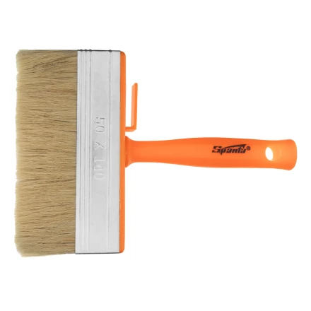 Кисть-ракля, 50х140 мм, натуральная щетина, пластмассовый корпус, пластмассовая ручка// Sparta 841072 купить в Перми