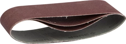 Лента шлифовальная бесконечная ЗУБР &quot;МАСТЕР&quot; на тканевой основе, для ЛШМ, P120, 75х533мм, 3шт 35542-120 купить в Перми