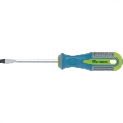 Отвертка SL8,0 х 150 мм CrV 4-х компонентная рукоятка Сибртех 12269 купить в Перми