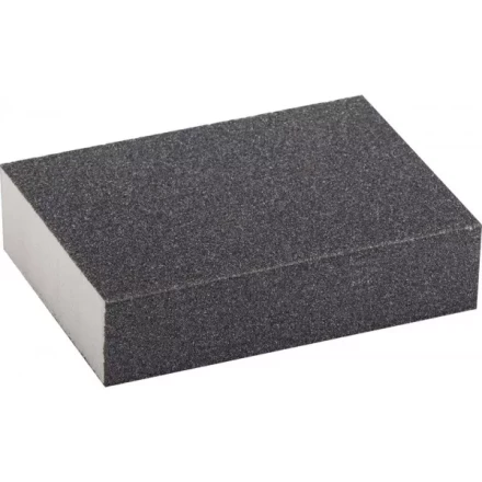 Губка шлифовальная ЗУБР &quot;ЭКСПЕРТ&quot; четырехсторонняя, SiC, средняя жесткость, Р120, 100х68х26 мм 35612-120 купить в Перми