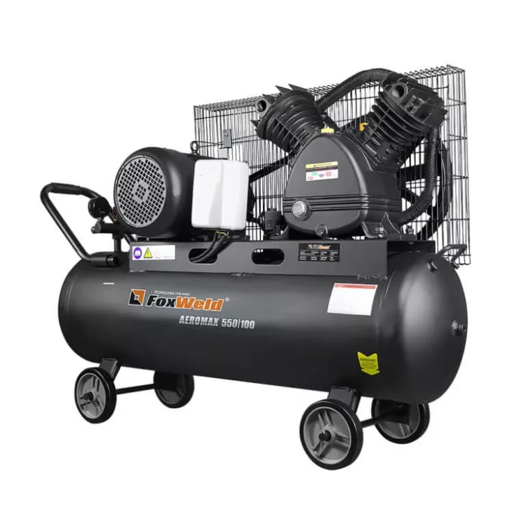 Компрессор масляный ременной AEROMAX 550/100 FoxWeld купить в Перми