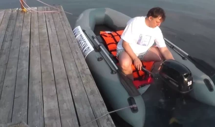 Двухтактный мотор лодочный подвесной Hidea HD 9.8FHS купить в Перми