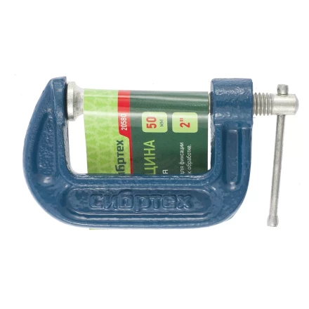 Струбцина G-образная,50 мм СИБРТЕХ 20580 купить в Перми