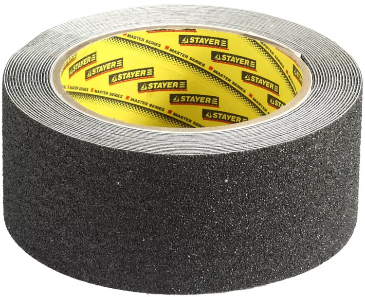 Клейкая лента, STAYER Profi 12270-50-05, противоскользящая, 50мм х 5м 12270-50-05 купить в Перми