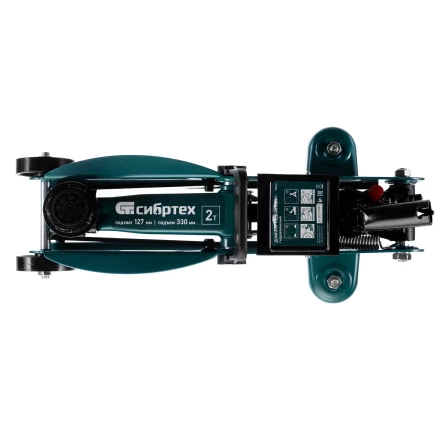 Домкрат гидравлический подкатной Сибртех 50832, 2 т, 127-330 мм купить в Перми