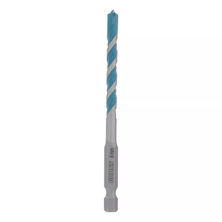 Сверло универсальное Gross, Multipurpose PRO, 6-гр. хвостовик, 6мм, 706012 купить в Перми