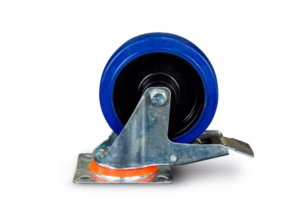 Колесо поворотное резина SRCLb 63 160 мм с тормозом (N) 1024209 купить в Перми