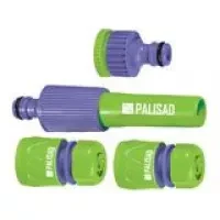 Набор для подключения шланга 3/4&quot; (распылитель 3 адаптера к распылителю)  PALISAD 65179 купить в Перми