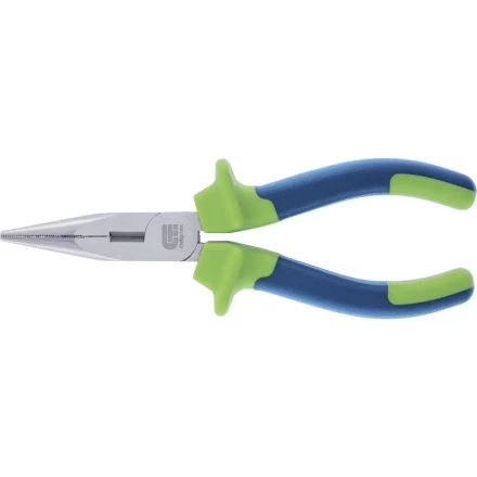 Длинногубцы прямые 160 мм двухкомпонентные рукоятки СИБРТЕХ 17104 купить в Перми