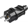 Вилка MAXElectro электрическая, 16А/220В, с заземлением, черная, STAYER 55160-B купить в Перми