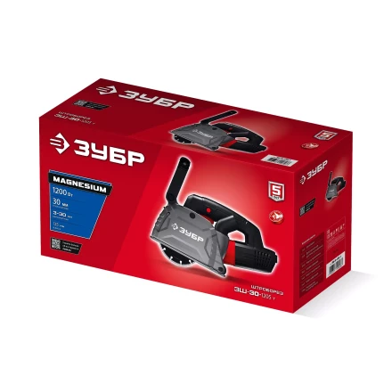 ЗУБР d 125 мм, 1200 Вт, 30 мм, штроборез (бороздодел) (ЗШ-30-1205 Т) купить в Перми